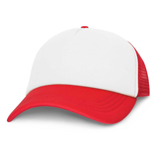 Newstead Trucker Caps White Red